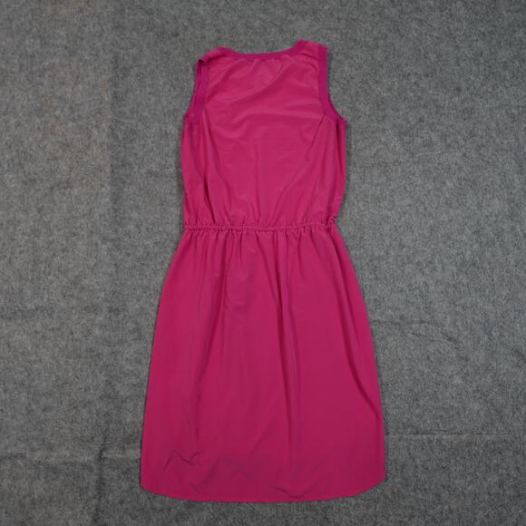 Athleta Dress Womens Extra Small Rincon Pink Athleisure Mini Cinch Waist Barbie - Picture 10 of 14